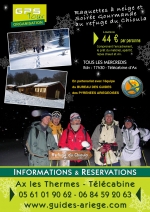randonn�e raquettes nocturne au refuge du chioula